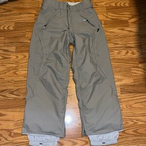 Burton Snowboard Ski Pants Beige Straight Winter Ski Outdoor Mens Sz Small